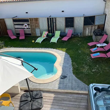 Le Clos Des Figuiers Pool And Jacuzzi Villa La Flotte