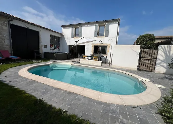 Villa Le Clos Des Figuiers Pool And Jacuzzi La Flotte